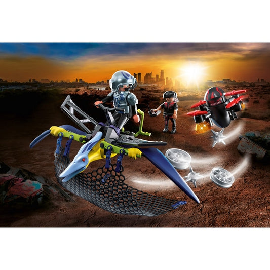 Playmobil - Dino Rise Pteranodon: Ataque con drones