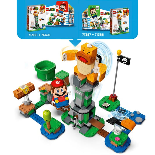 LEGO 71388 - Conjunto de expansão Super Mario Boss Sumo Bro Derrubar Torre
