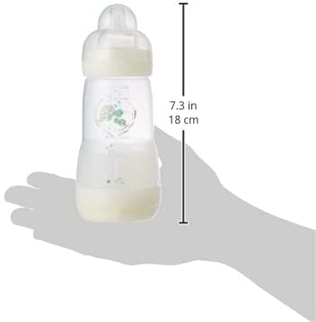 MAM Easy Start(TM) Anti-Colic Starter Set 0+ Meses, Conjunto de 2 Mamadeiras MAM Easy Start 130ml e 260ml com Dummy MAM Start Nanò 0-2meses, Neutro
