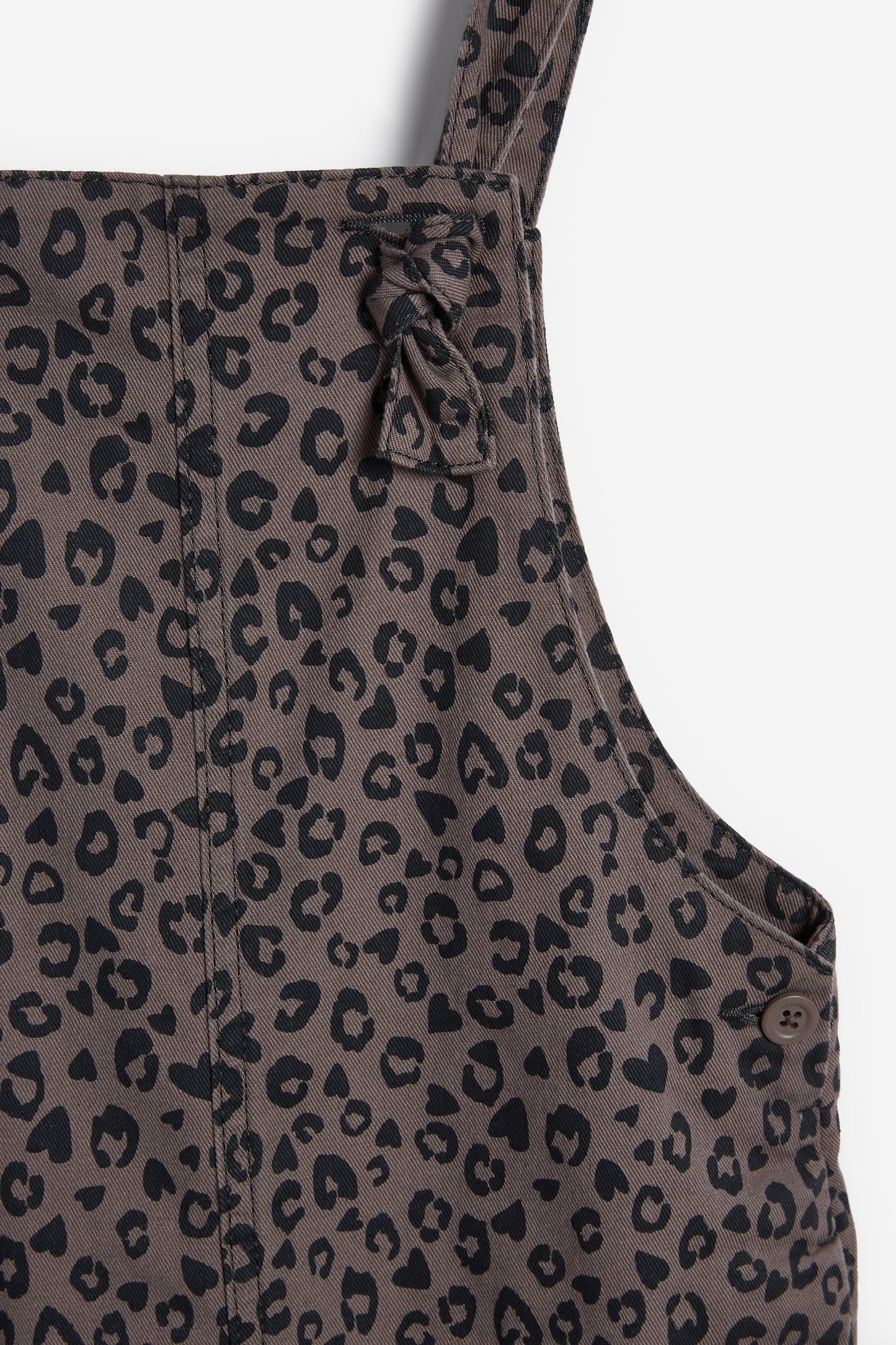 Jardineira de algodão macio animal