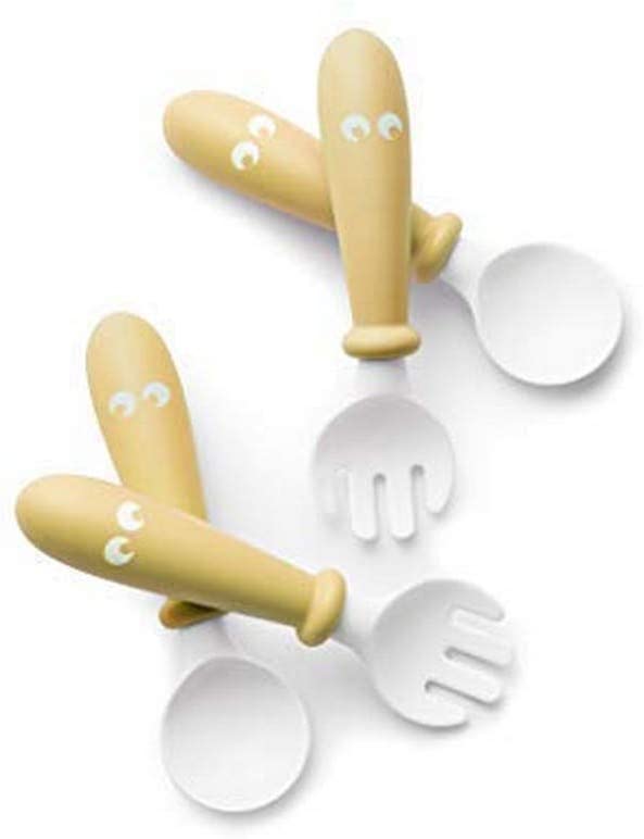 BABYBJÖRN - Cuchara y tenedor de plástico para bebé