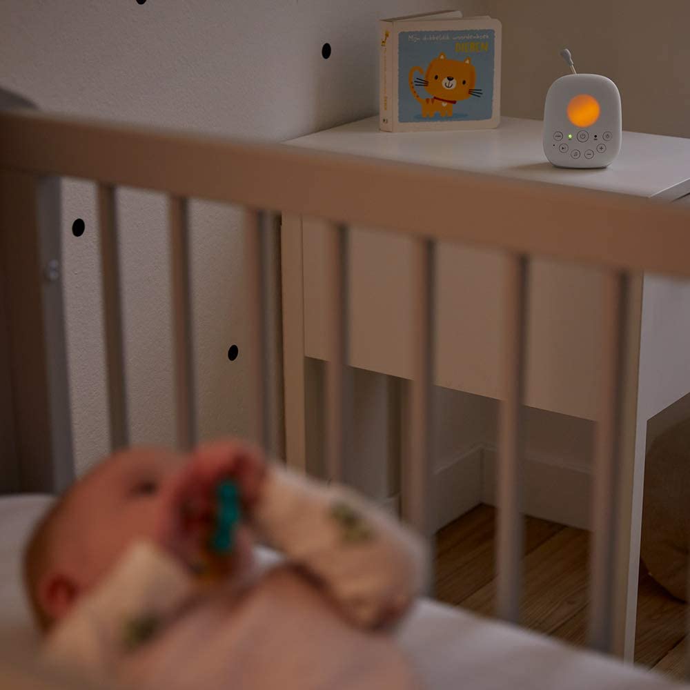 Philips Avent DECT Babá Eletrônica com Monitoramento de Temperatura, Luz Noturna e 5 Canções de Ninar