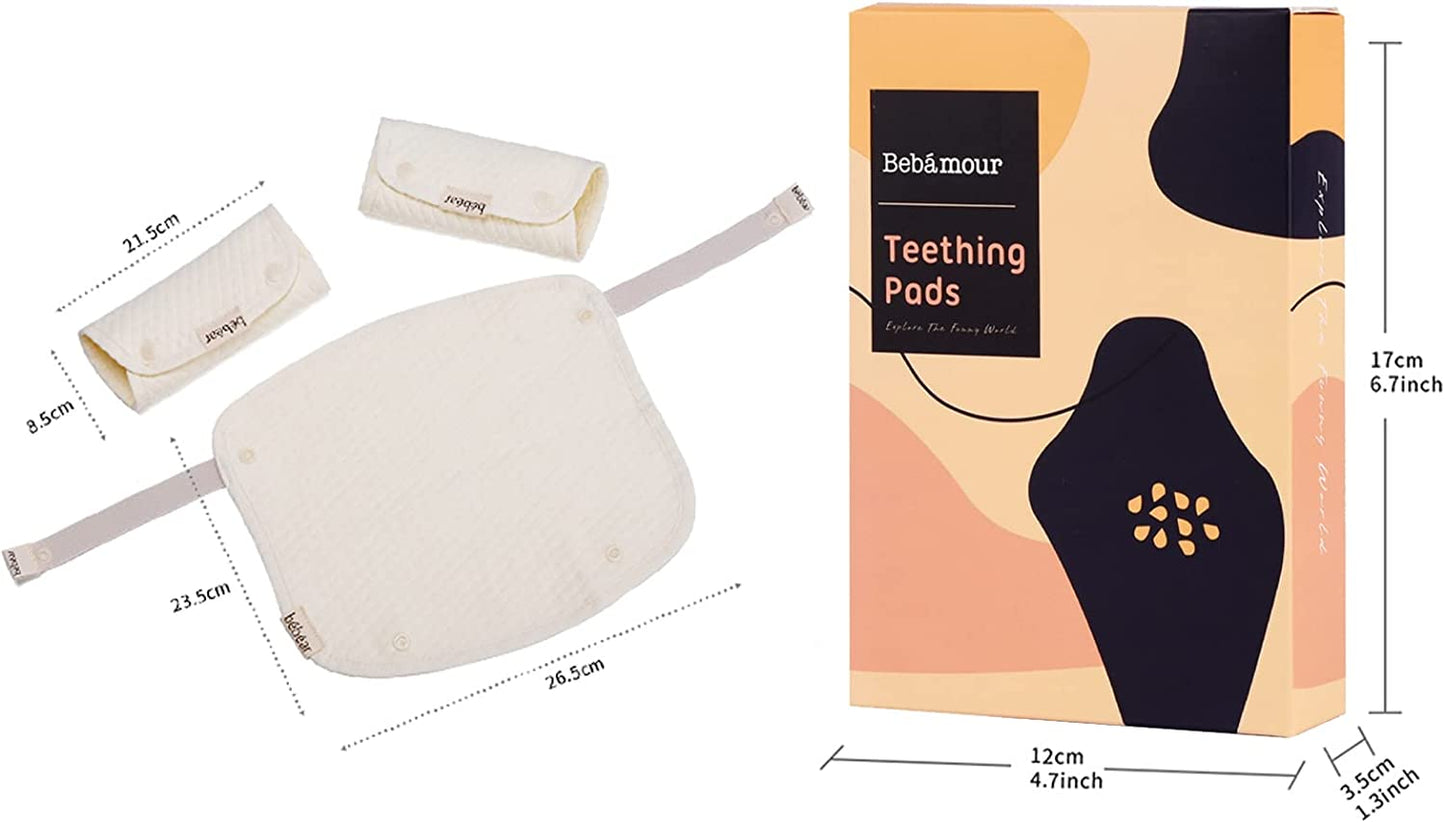 Bebamour - Almofadas de Dentição 3 peças - Bege