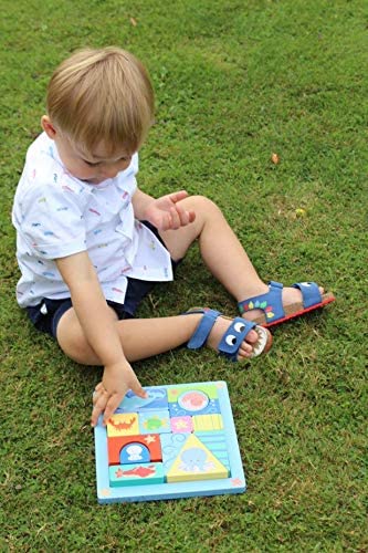 Orange Tree Toys Sea Life Block Puzzle