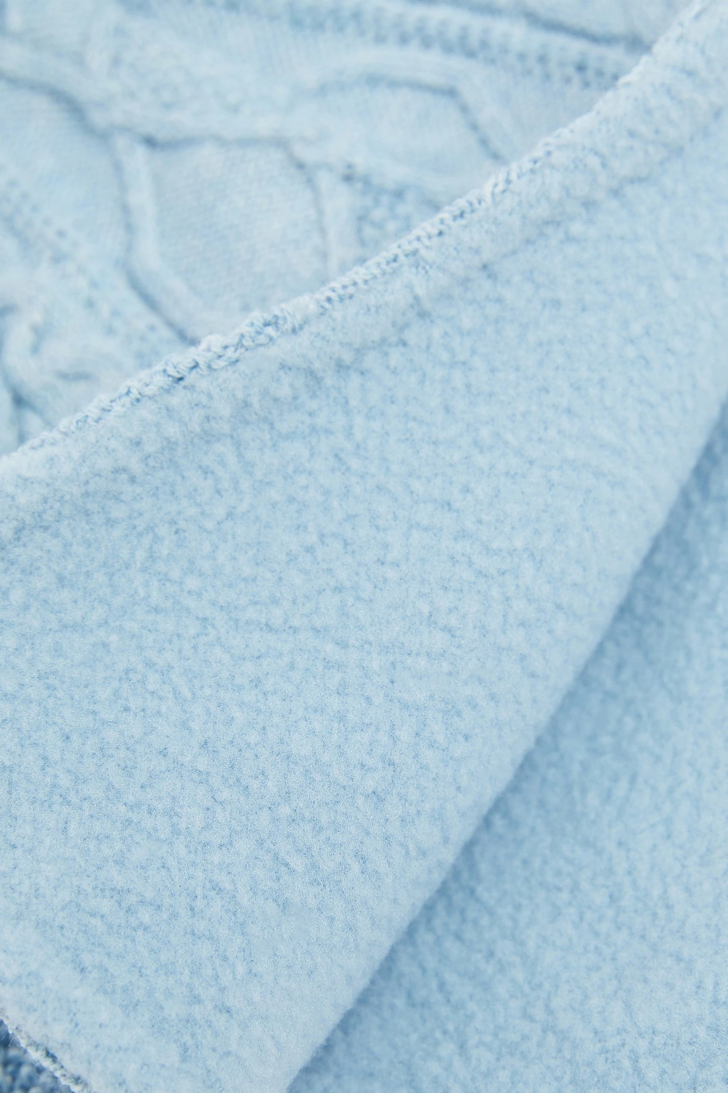 |BabyBoy| Touca de Malha Trapper / Azul Claro - (0meses-2anos)