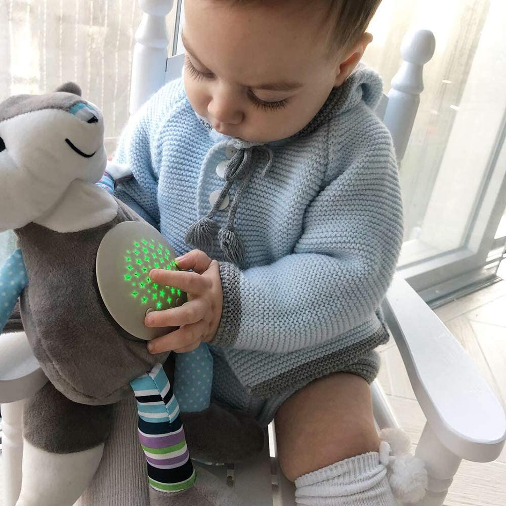 Nuby Luz e som projetor musical auxiliar para dormir