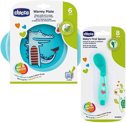 Chicco - Conjunto Aprender a Comer Sem BPA Kit com 3 Peças