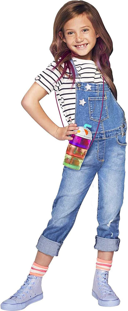 Polly Pocket - Conjunto de jogos e acessórios compactos Spin ‘n Surprise Smoothie