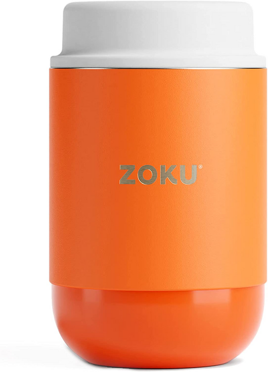 Tarro Zoku Pure Food, 16 onzas, doble pared, aislado al vacío - Verde azulado