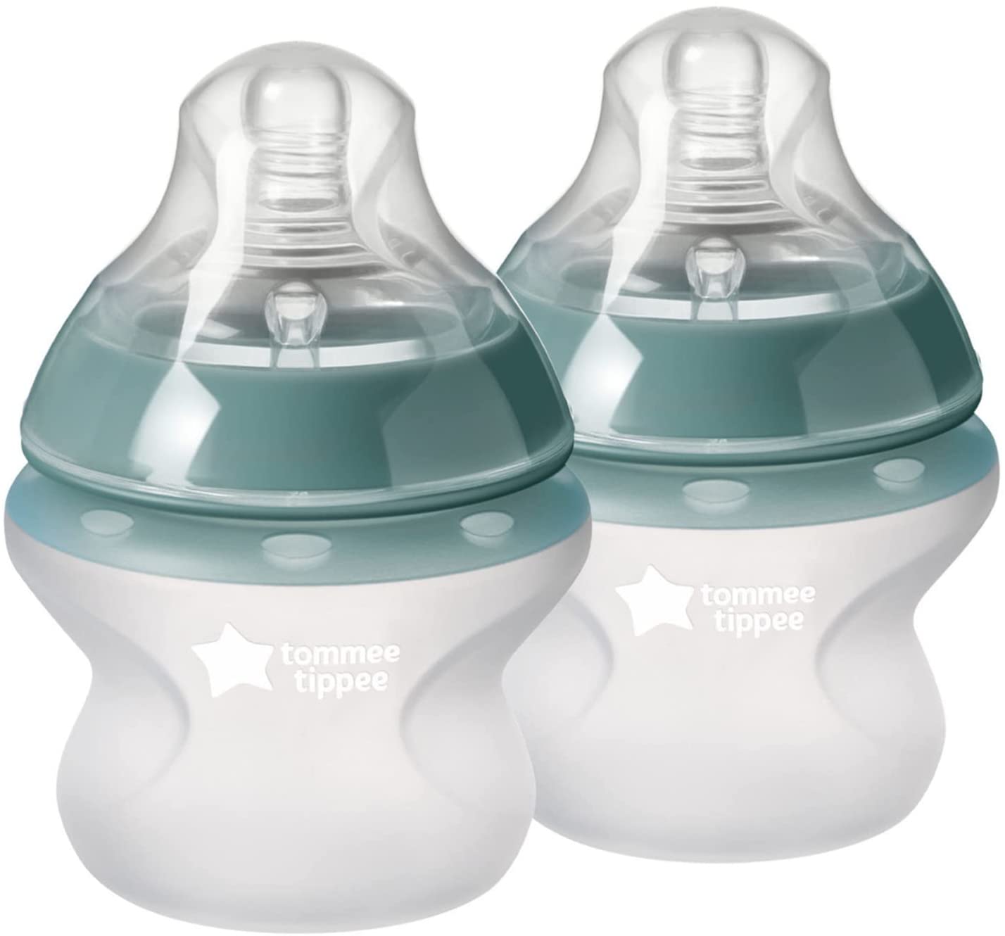 Tommee Tippee Closer to Nature - Mamadeiras de silicone para bebês 2x 260 ml