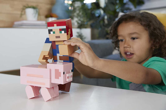 Minecraft Fusion Figures Craft-a-Figure Set, construye tus propios personajes de Minecraft para jugar, intercambiar y coleccionar, juguetes para niños de 6 años en adelante
