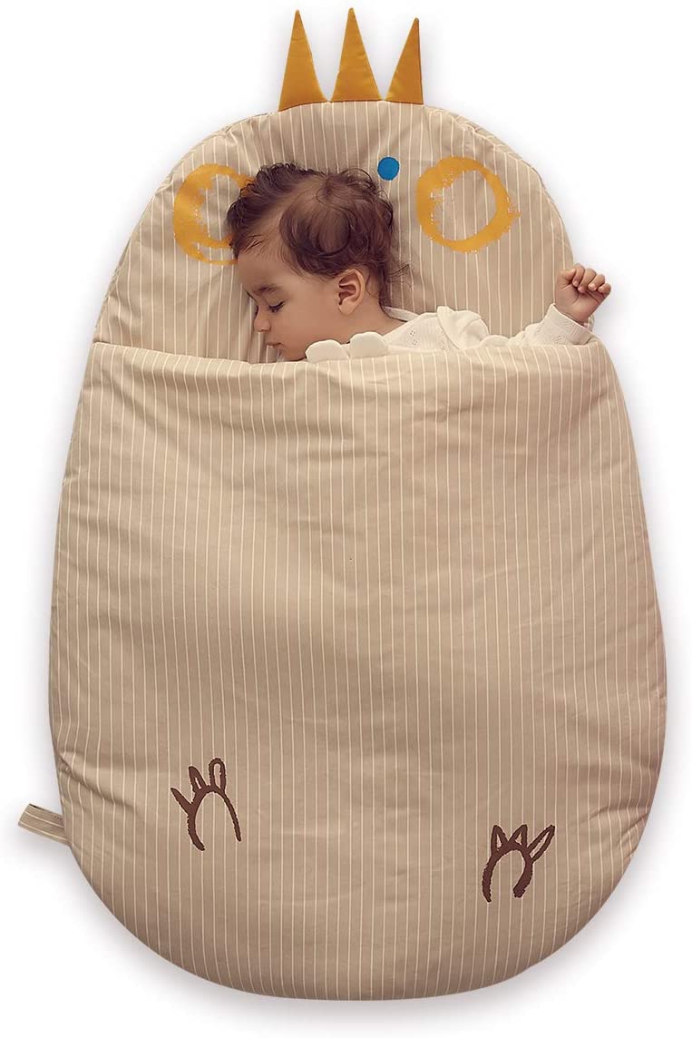 Bebamour Anti Kick - Saco de dormir para bebé - Saco de dormir para bebé Safe Nights de algodón 2,5 Tog 0-18