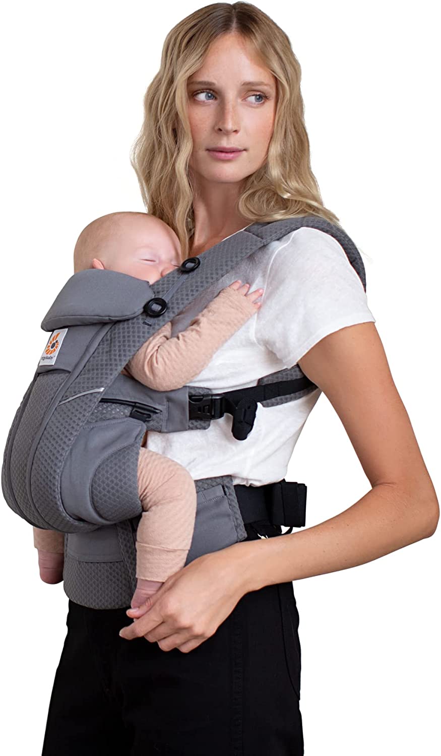 Ergobaby - Portabebés Omni Breeze SoftFlex 20kg+ - 4 posiciones - Gris grafito