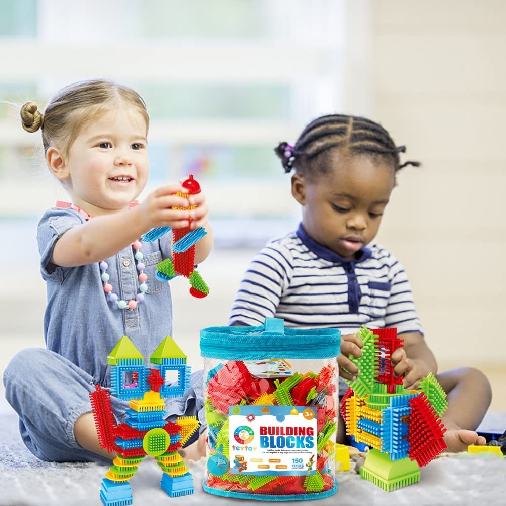 Teytoy 150 peças Blocos Sensoriais Educativos para Desenvolvimento