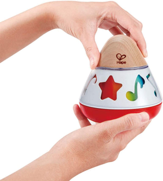 Hape - Caja de música giratoria - Juguete musical de madera