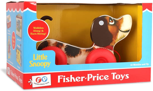 Fisher Price Little Snoopy, pull Along Toy com recursos interativos