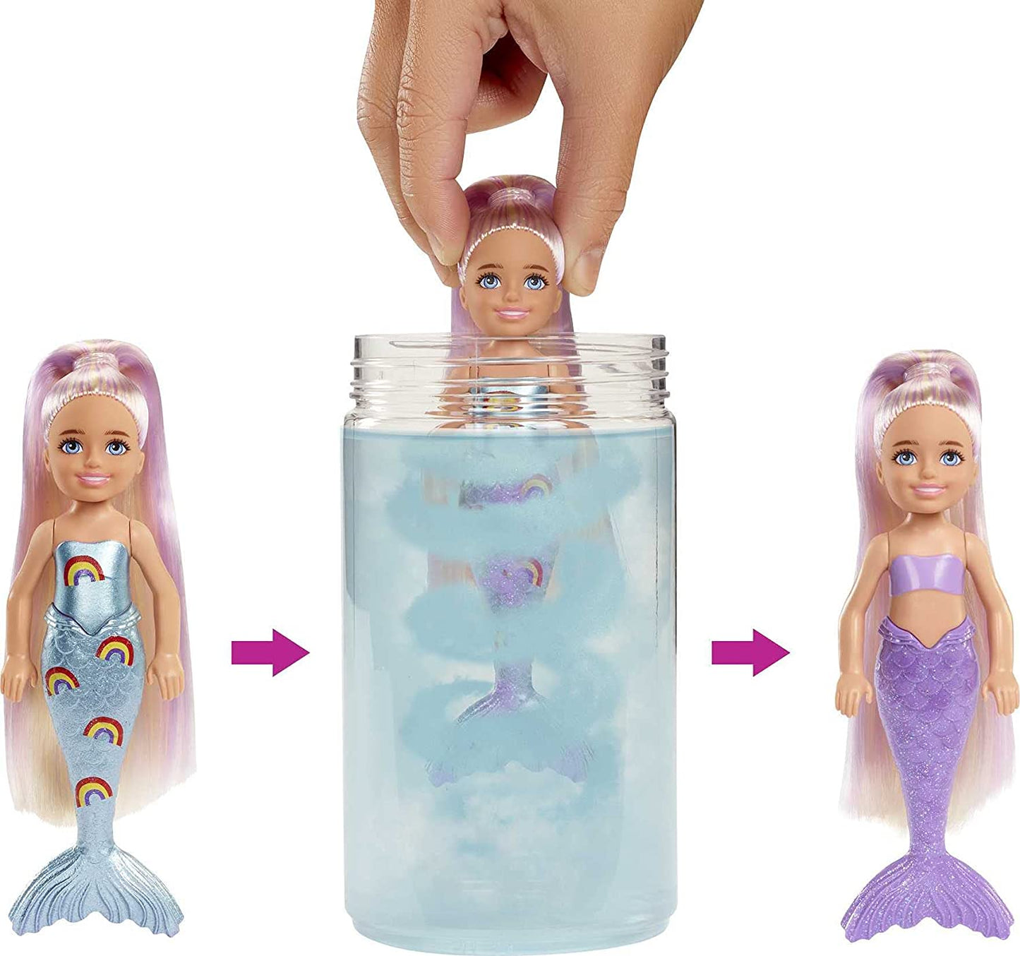 Barbie - Water Reveal revela cambio de color + sorpresas 3+