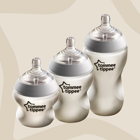 Tommee Tippee Closer to Nature Anticólicos, Kit 6x 260ml, Colores Surtidos