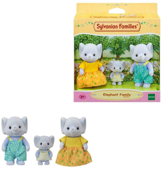 Sylvanian Families 5376 - Familia de elefantes, multicolor