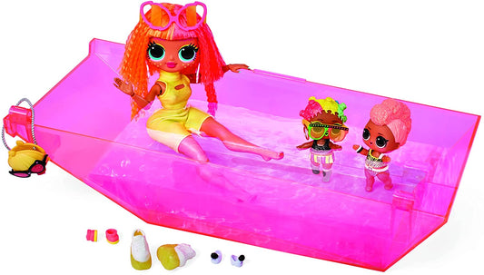 L.O.L. Surprise! 118305EUC 3-in-1 Party Cruiser Car-with Surprise Pool