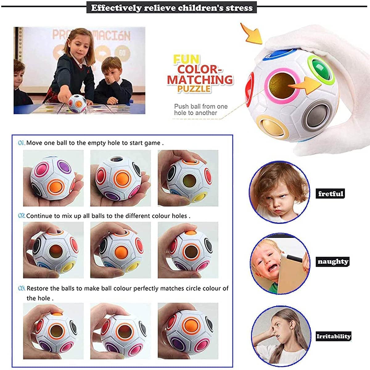 Fidget Toy - Conjunto de brinquedos de alívio de ansiedade