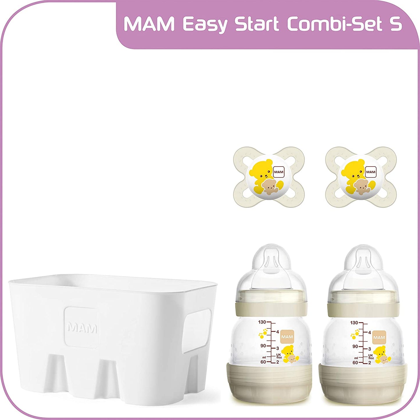 MAM Conjunto Easy Start Anti-Cólicas Bege