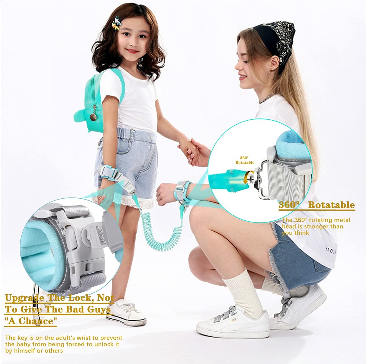 Cute - Mochila com cinto de segurança Dino