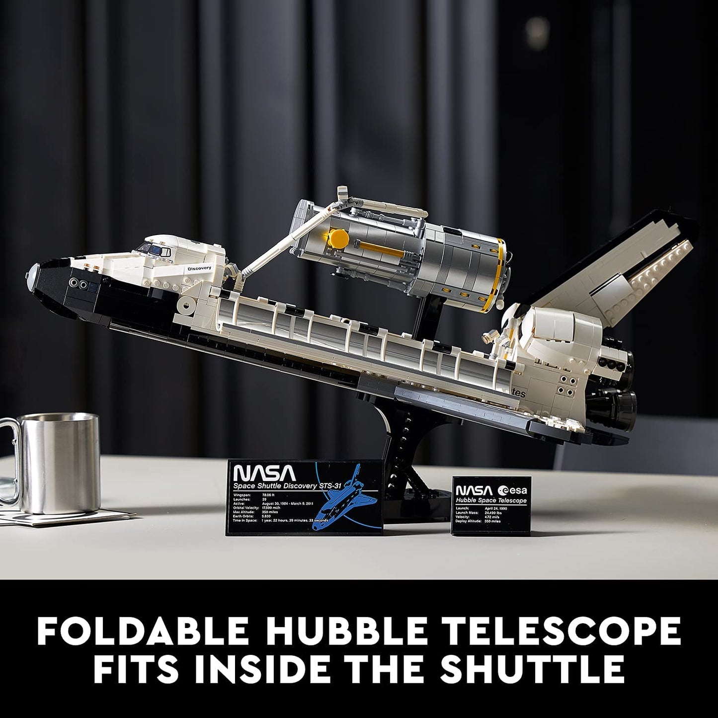 LEGO 10283 - Set Descubrimiento del Transbordador Espacial de la NASA para Adultos