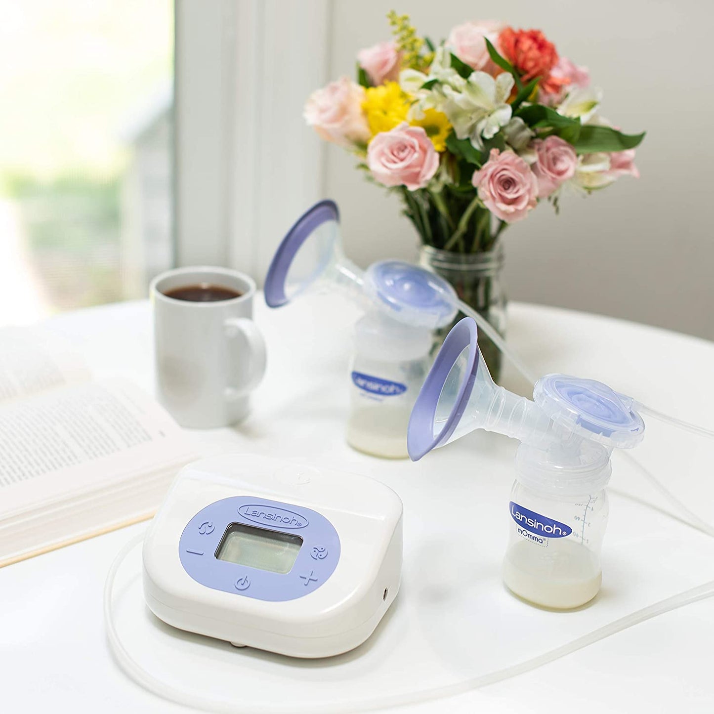 Lansinoh SmartPump 2.0 Bomba Extratora Dupla Elétrica e Portátil