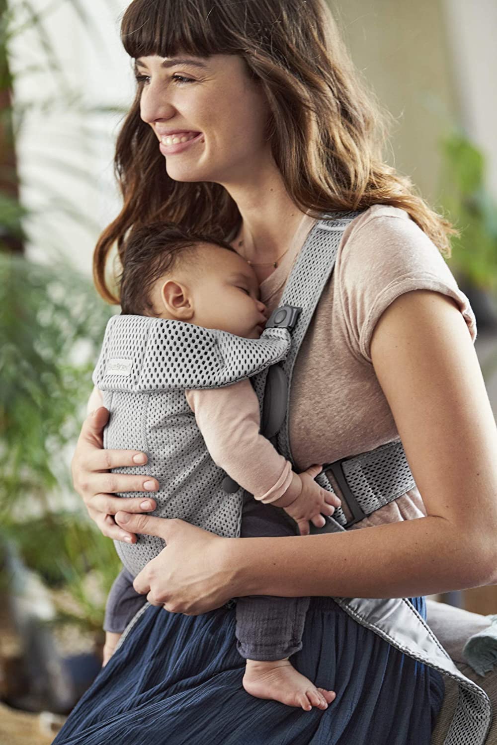 BabyBjörn Mini Baby Carrier, 3D Mesh, Grey