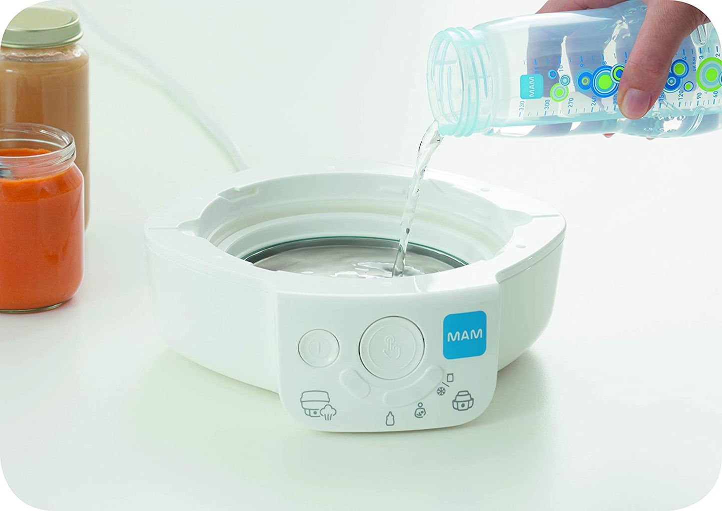 MAM Esterilizador Elétrico e Aquecedor Expresso de Mamadeiras 220V