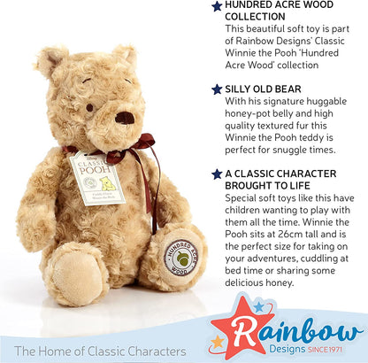 Rainbow Designs - Ursinho Pooh clássico brinquedo macio