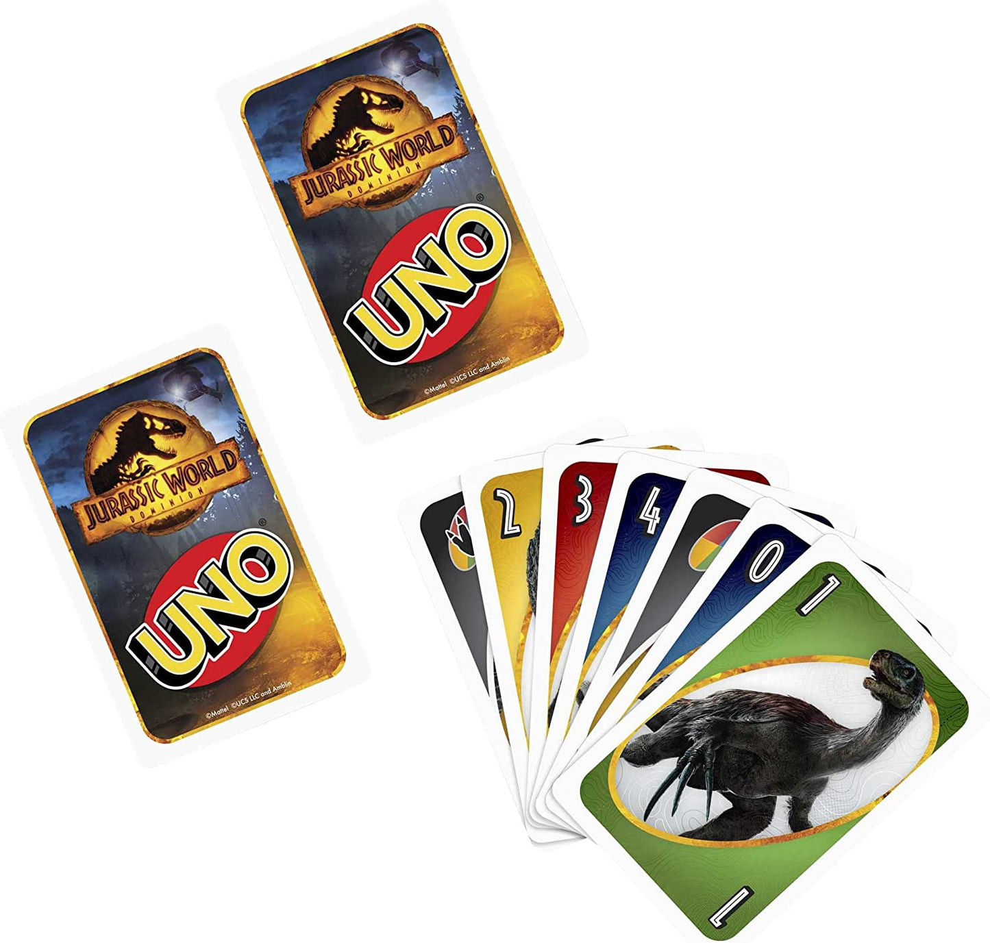 UNO Jurassic World Dominion - da Amazon Exclusivo