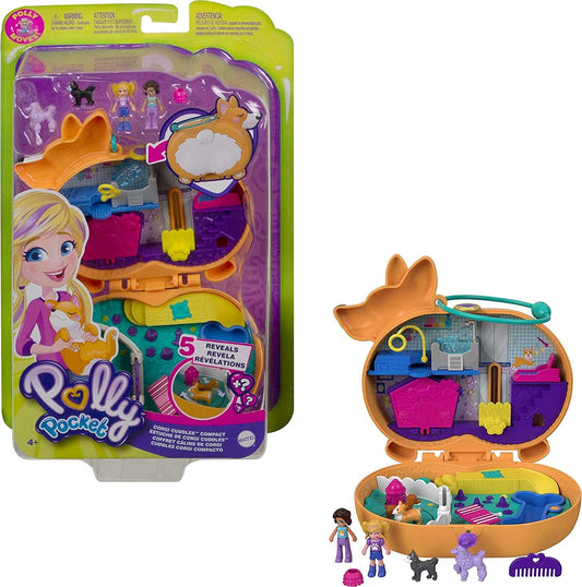 Polly Pocket World Corgi Cuddles Compact