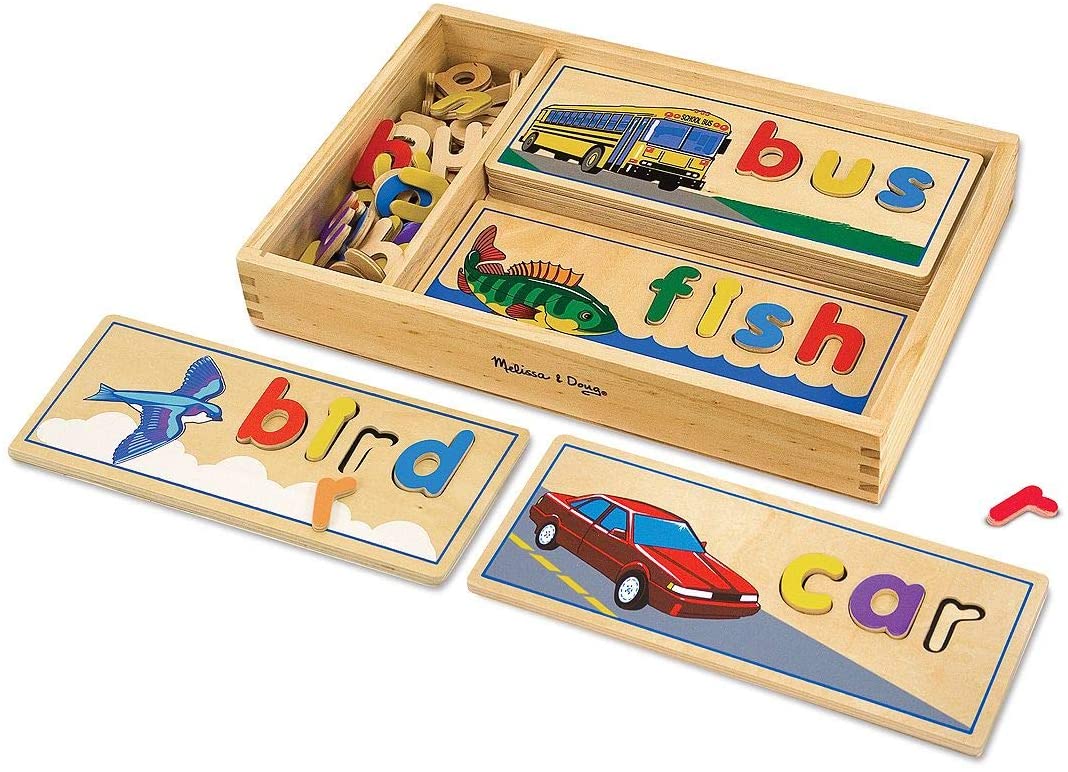 Melissa & Doug - Ver e soletrar | Brinquedo de desenvolvimento | Habilidades motoras | Solução de problemas