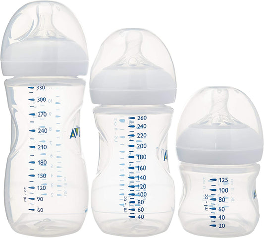Philips Avent Natural Pétalas Kit com 3 Mamadeiras: 125ml, 260ml e 330ml