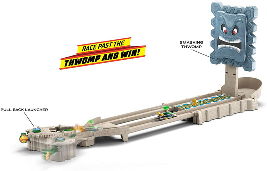 Hot Wheels GFY46 - Juego de pistas de Mario Kart Thwomp Ruins
