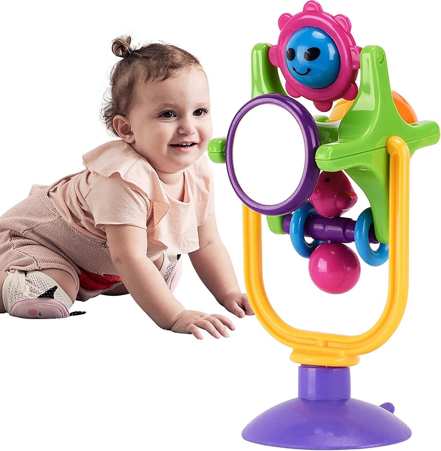 Bebamour - Busy Wheeler com Suporte de Sucção Roda Giratória 3+