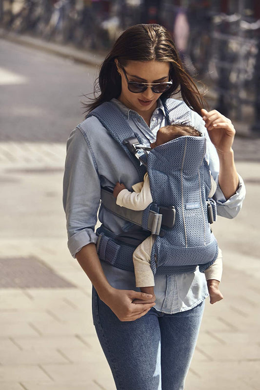BABYBJÖRN Baby Carrier One Air, 3D Mesh, Slate Blue