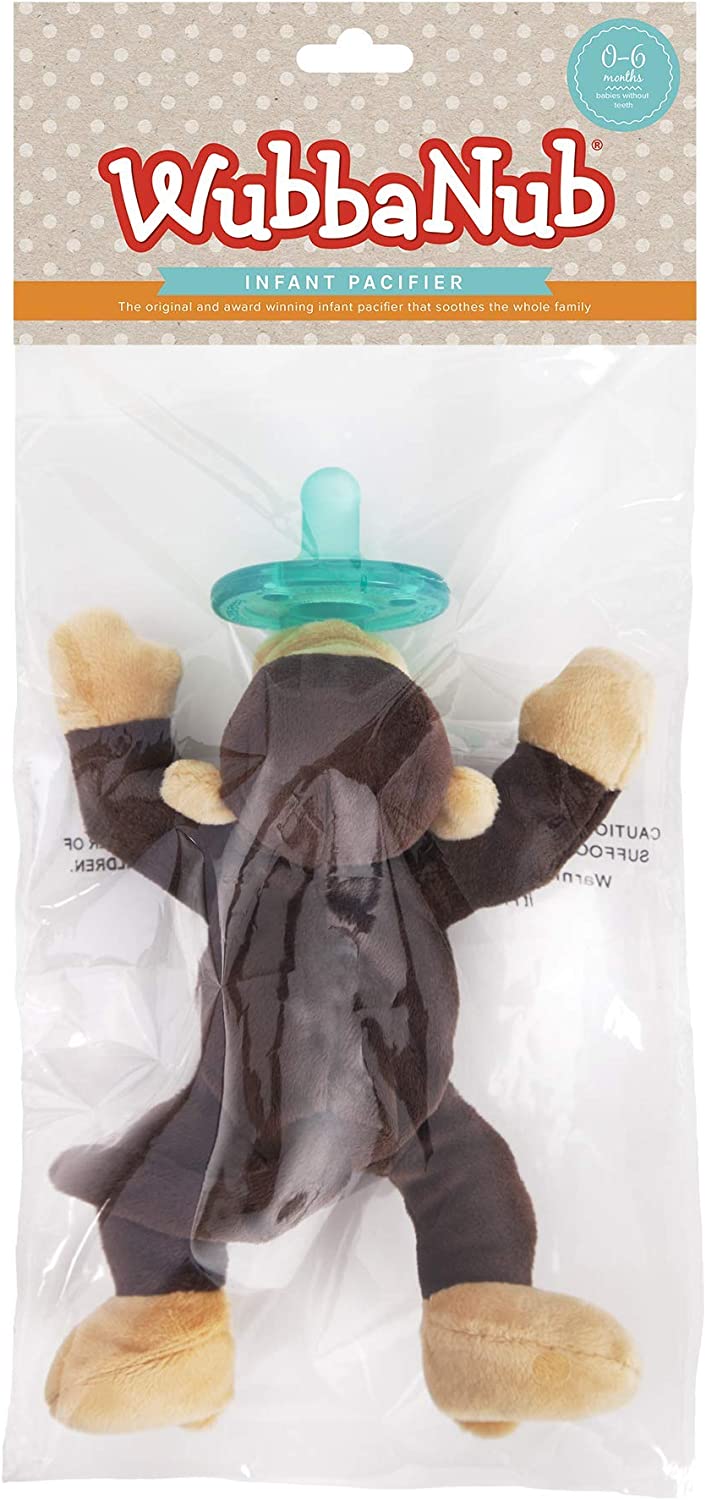 WubbaNub - Chupeta Infantil - Macaco