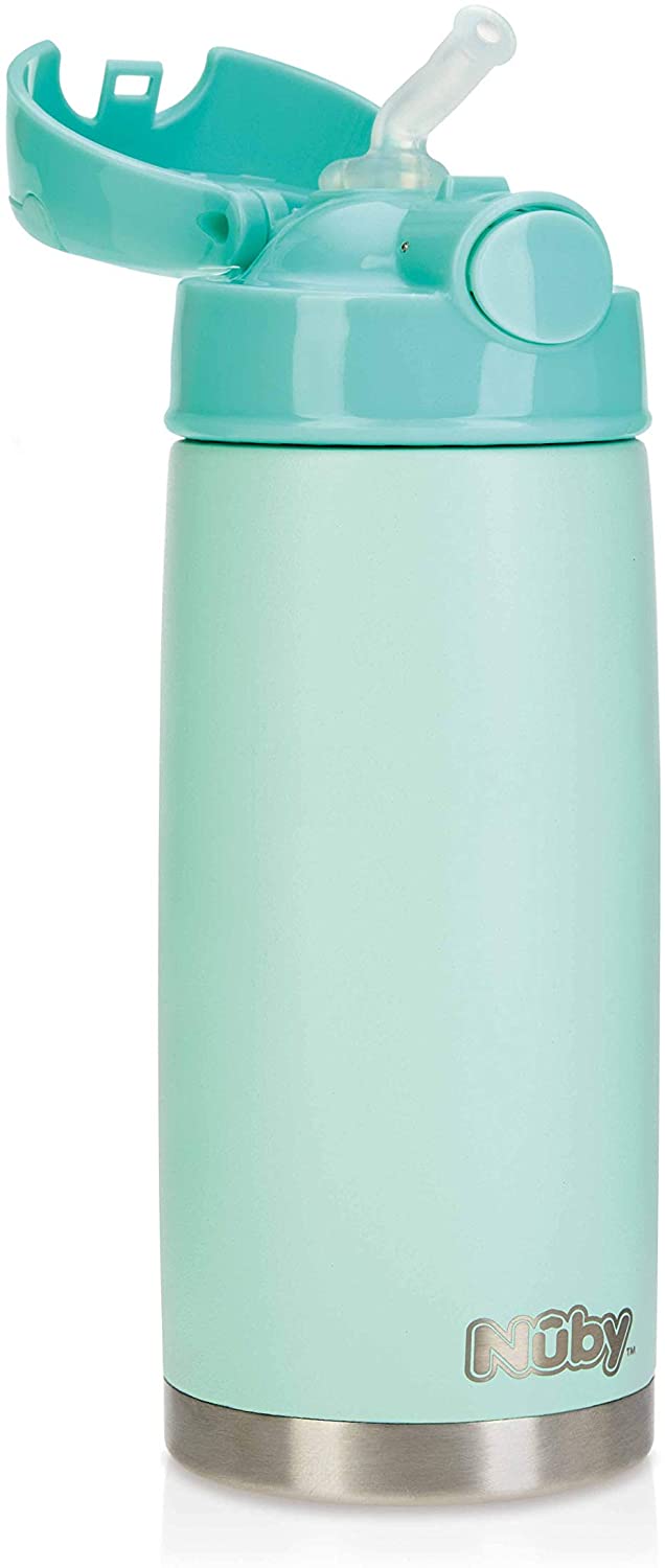 Nuby Garrafa de Aço Inoxidável 300 ml Verde +3 anos