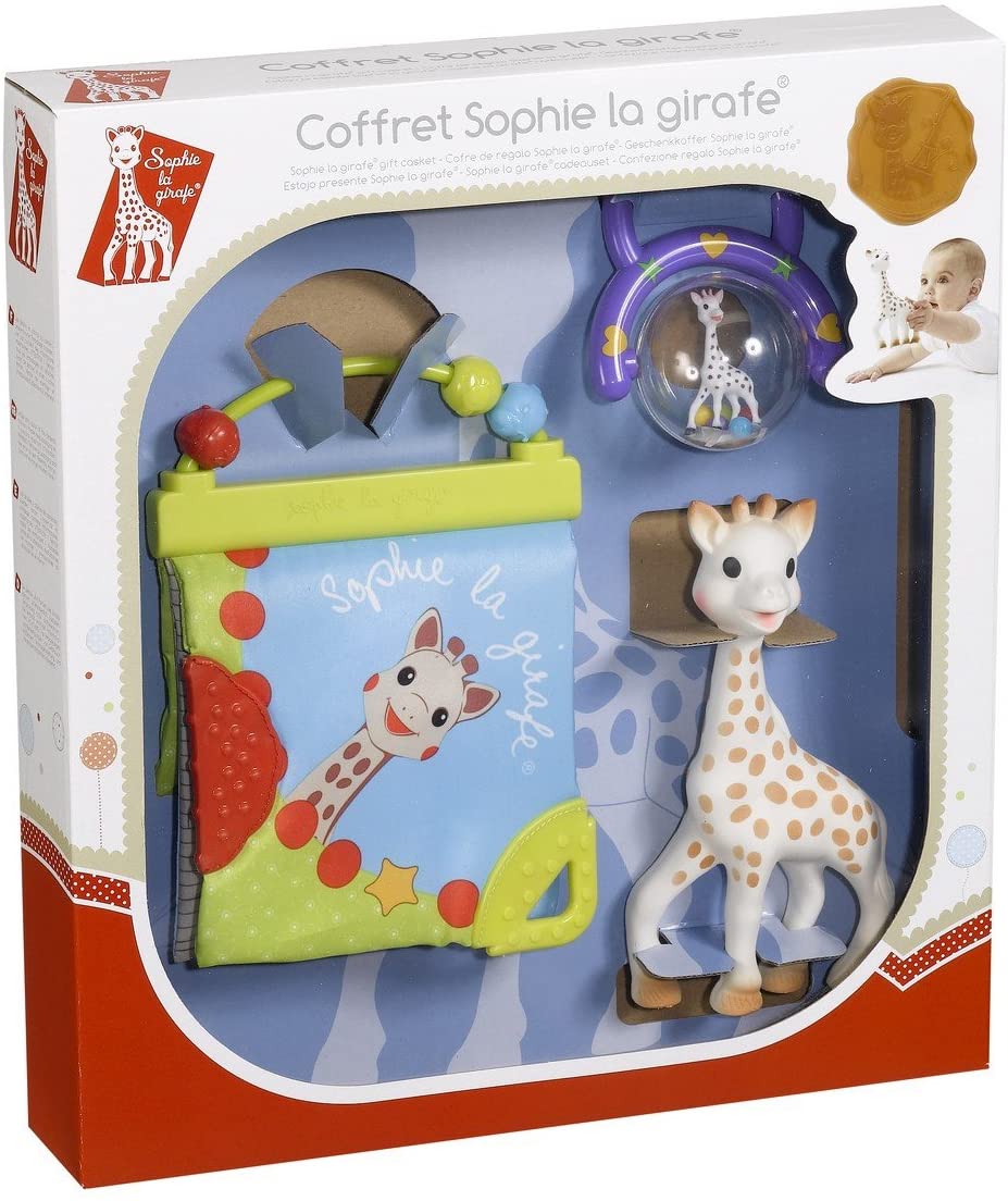 Girafa Sophie - Kit Sophie, Livro e Chocalho ( modelo e cores podem variar )