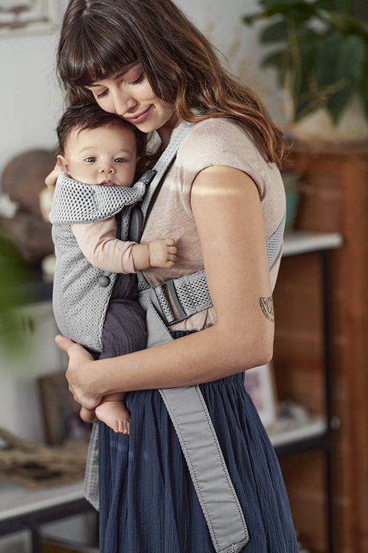 BabyBjörn Mini Baby Carrier, 3D Mesh, Grey