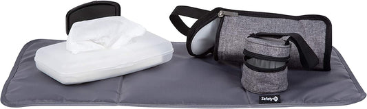 Safety First Mochila com Trocador e Acessórios - Cinza