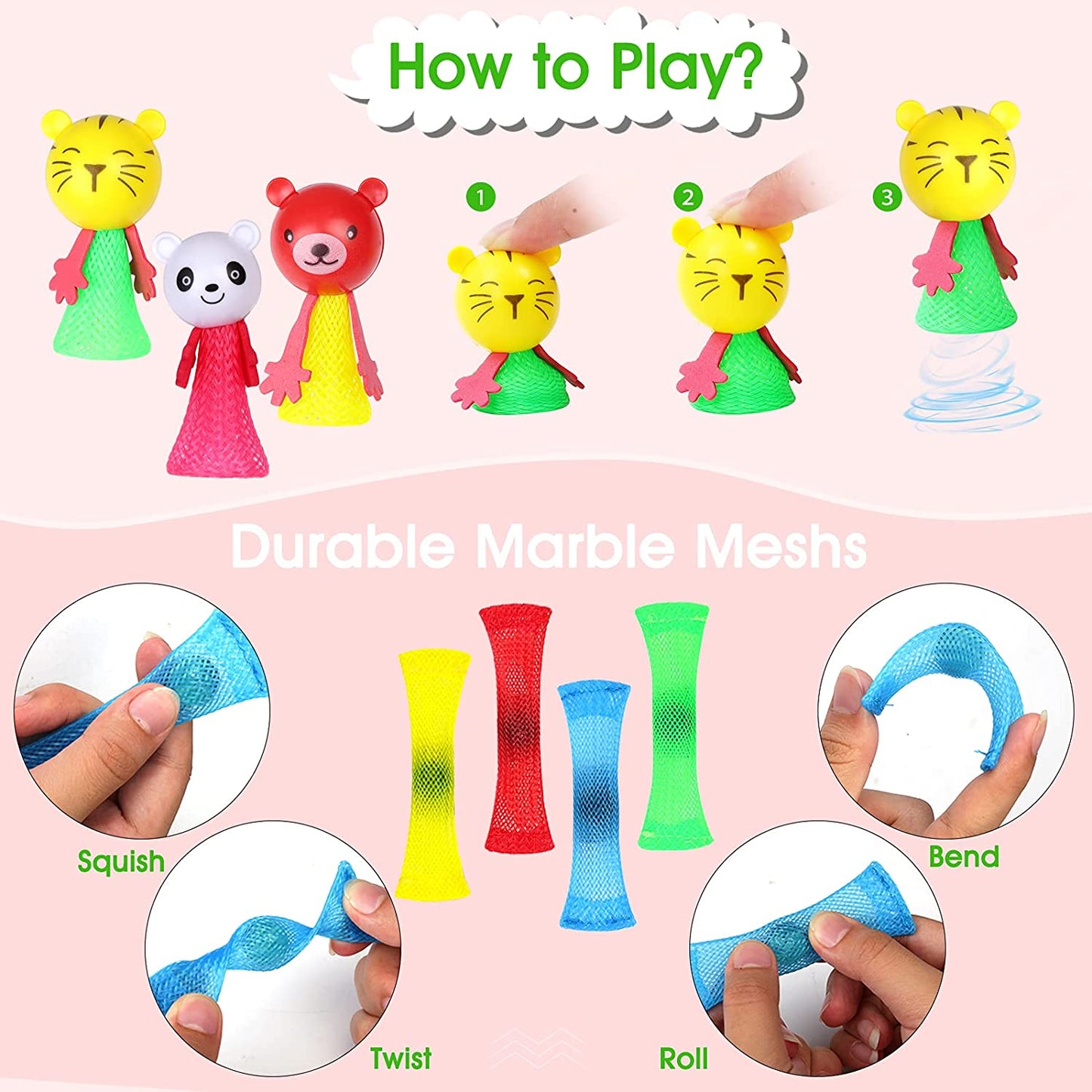 Fidget Pack - Brinquedos sensoriais anti estresse e ansiedade para adultos e crianças