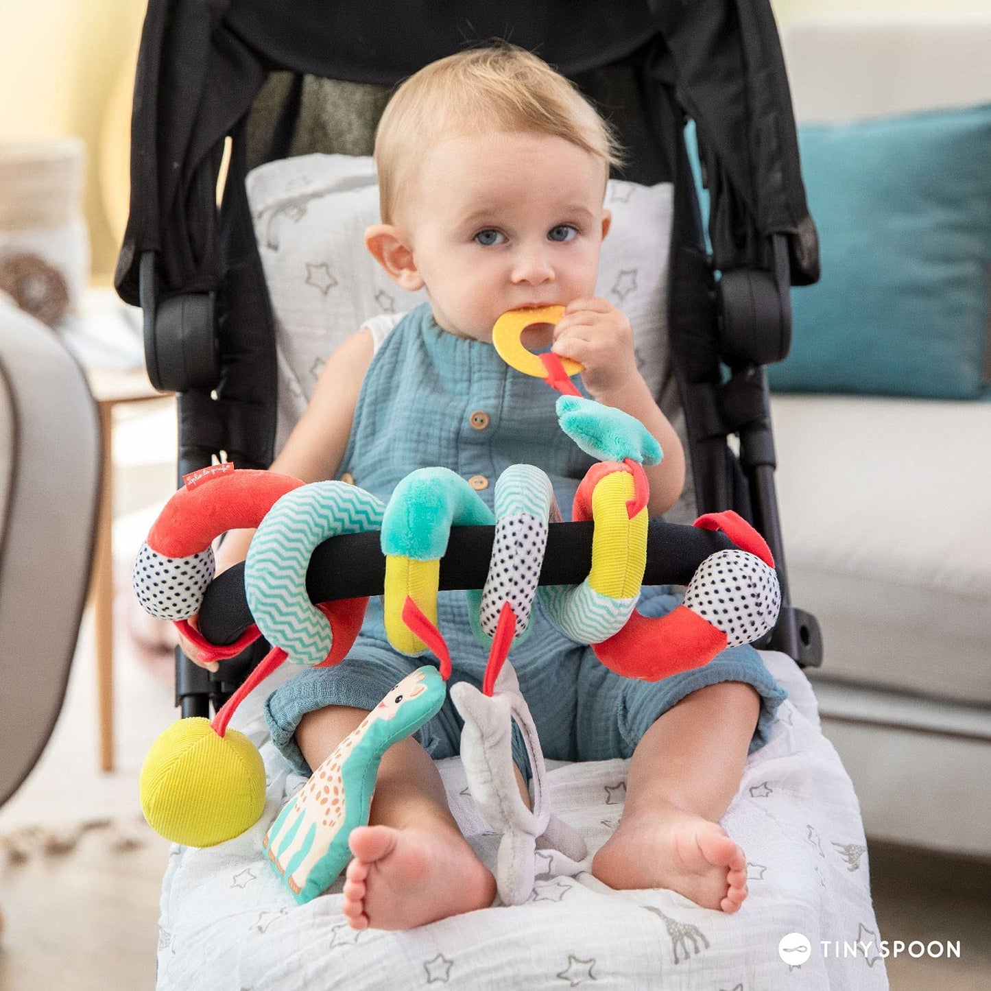 Juguete Espiral Sophie Jirafa para Cochecito o Cuna