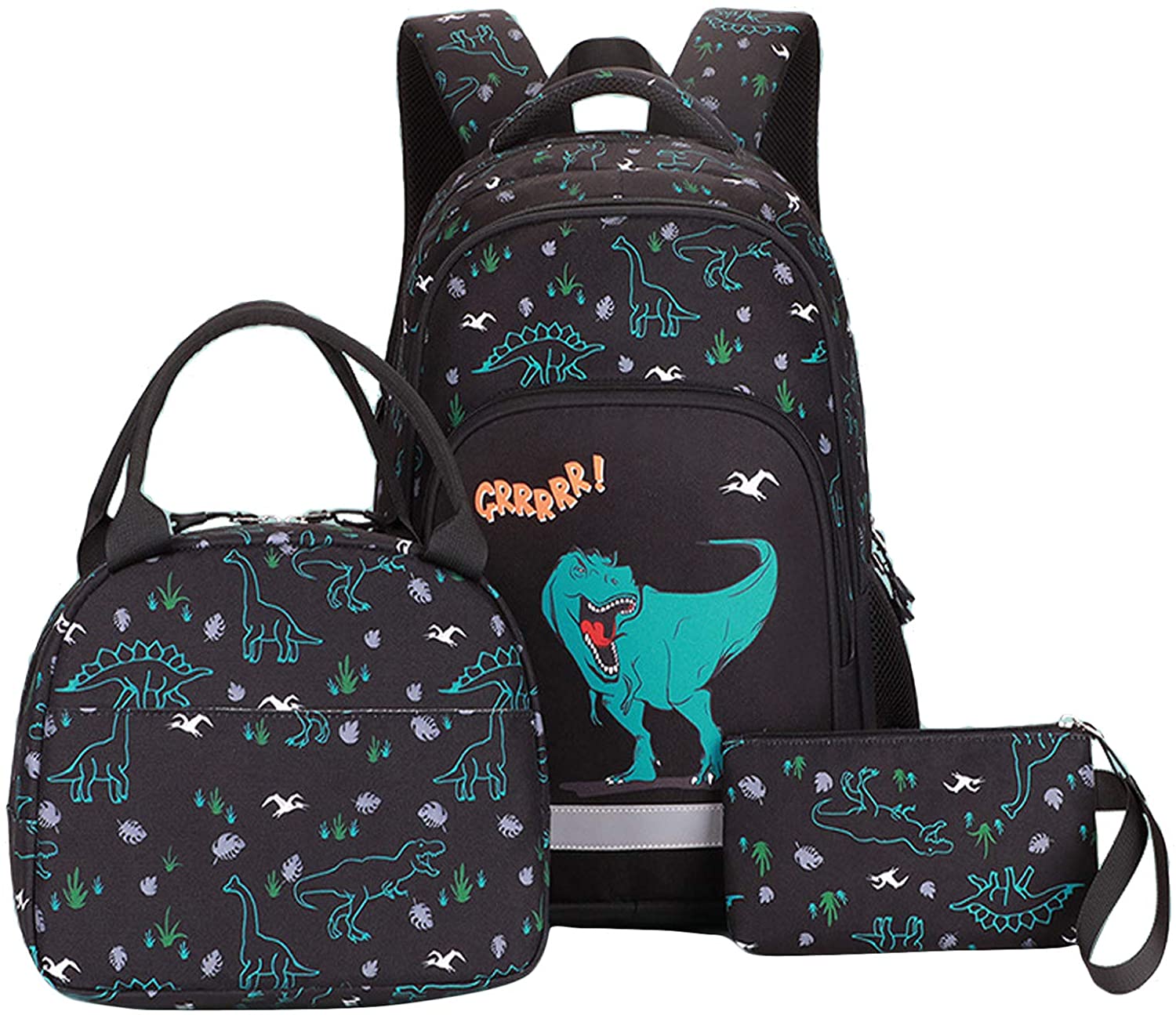 Bebamour Conjunto de mochila em Mochila Escolar, Bolsa Térmica