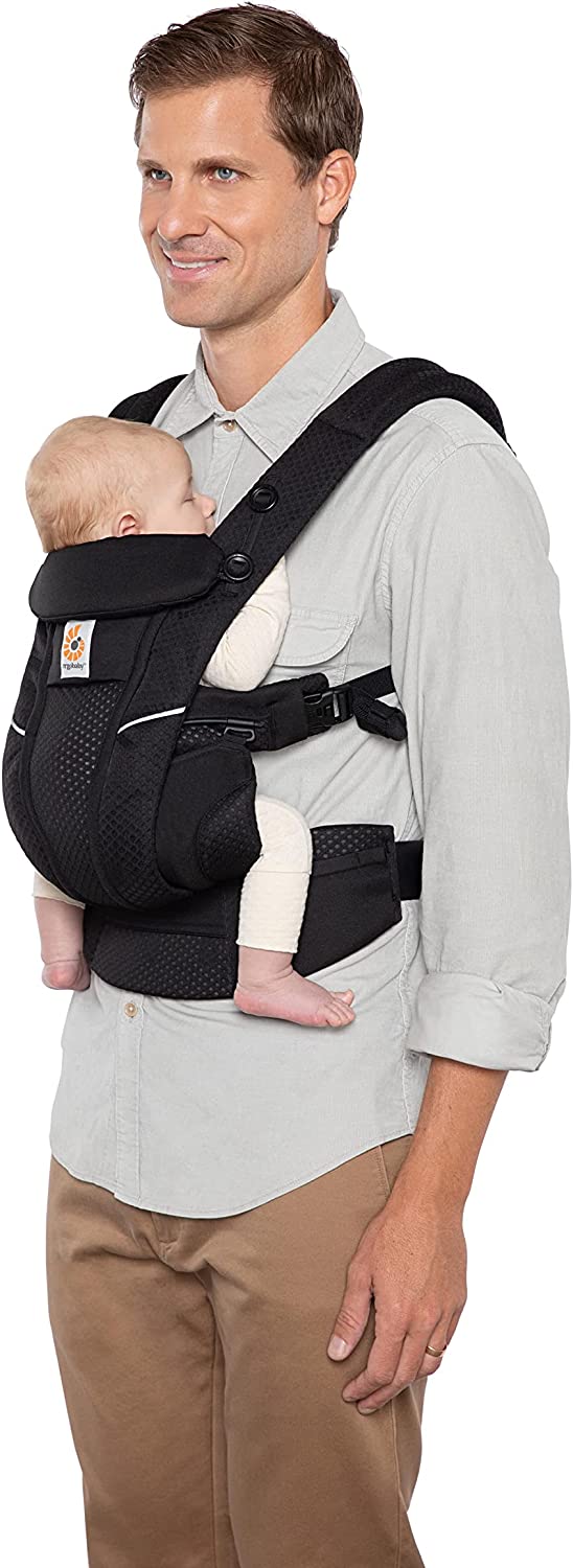 Ergobaby - Portabebés Omni Breeze SoftFlex 20kg+ - 4 posiciones - Black Onyx