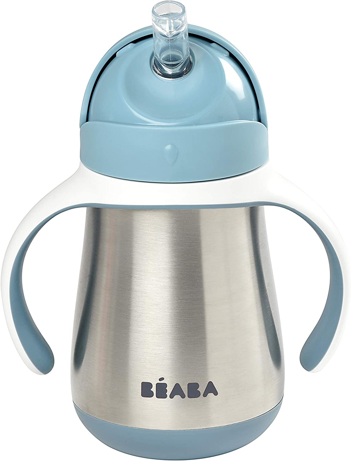 BÉABA Garrafa Anti Derrame com canudo 2 em 1