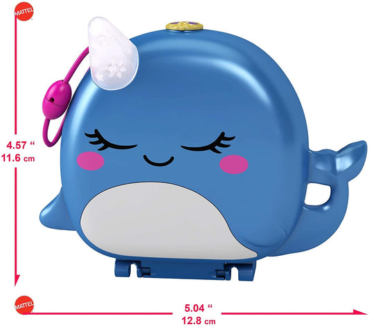 Polly Pocket Freezin' Fun Narwhal Compacto